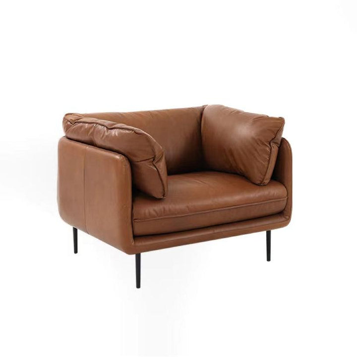 Milan Genuine Leather Sofa - HomeCozify