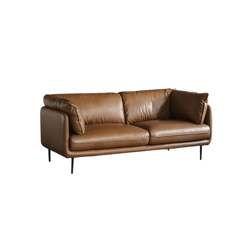 Milan Genuine Leather Sofa - HomeCozify