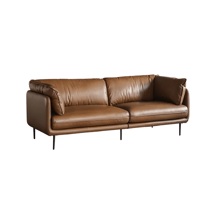 Milan Genuine Leather Sofa - HomeCozify