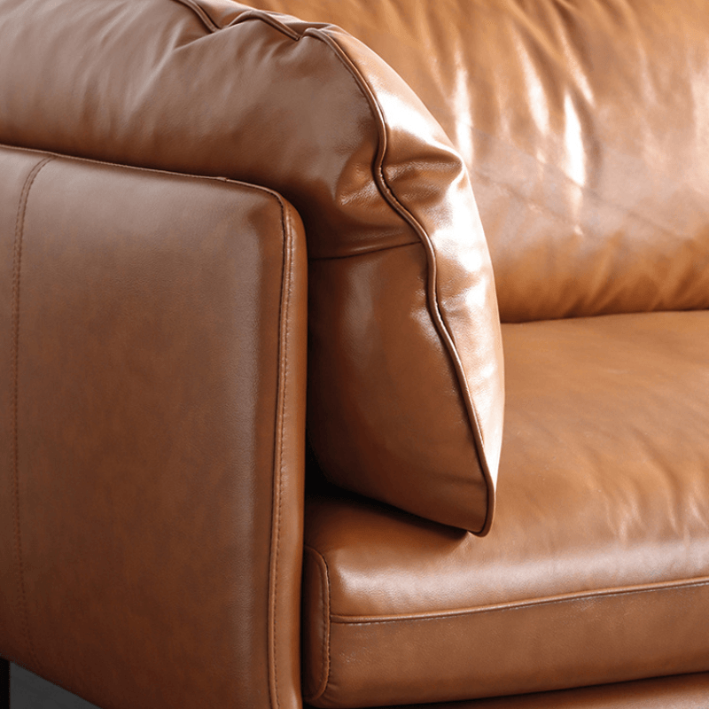 Milan Genuine Leather Sofa - HomeCozify