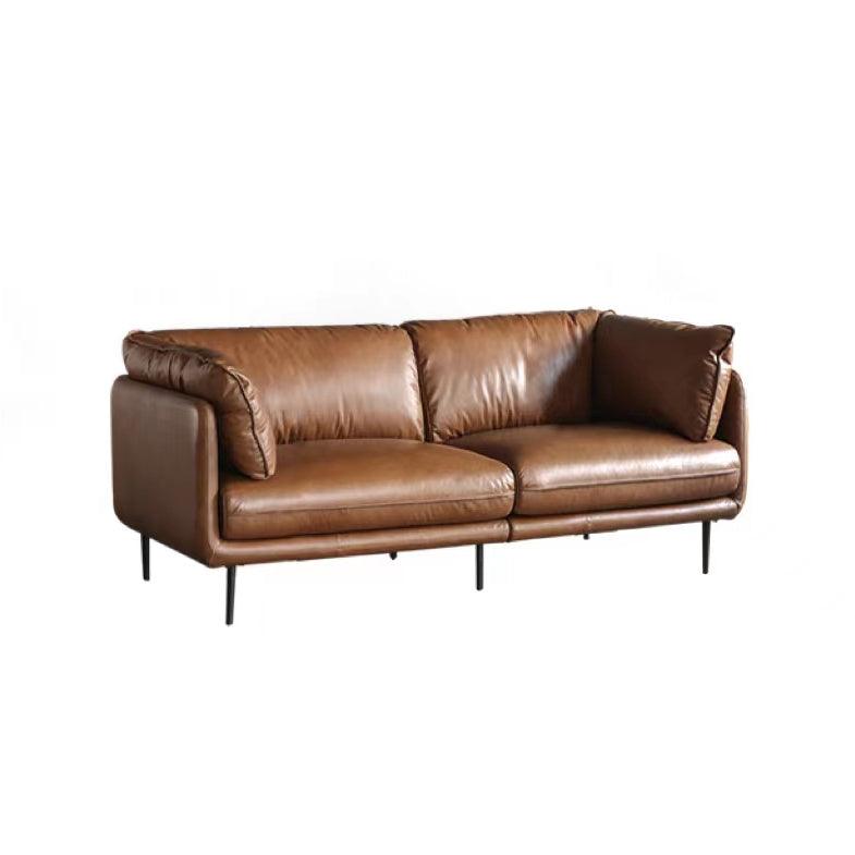 Milan Genuine Leather Sofa - HomeCozify