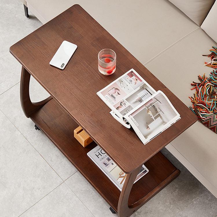 Milena Solid Wood End Table - HomeCozify