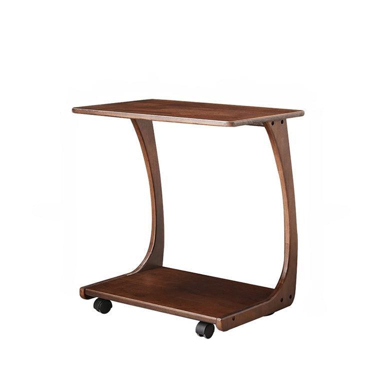 Milena Solid Wood End Table - HomeCozify