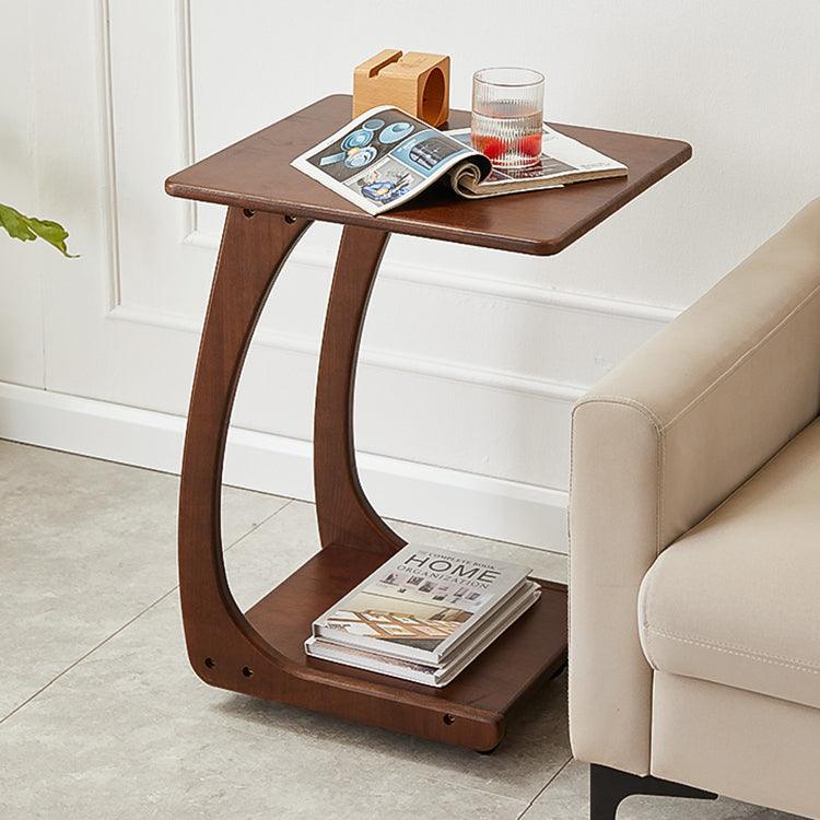 Milena Solid Wood End Table - HomeCozify