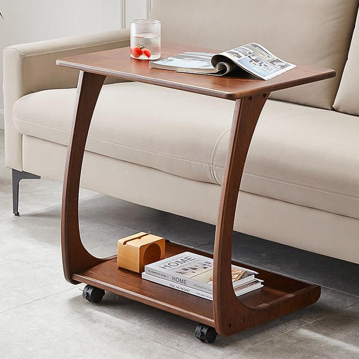 Milena Solid Wood End Table - HomeCozify