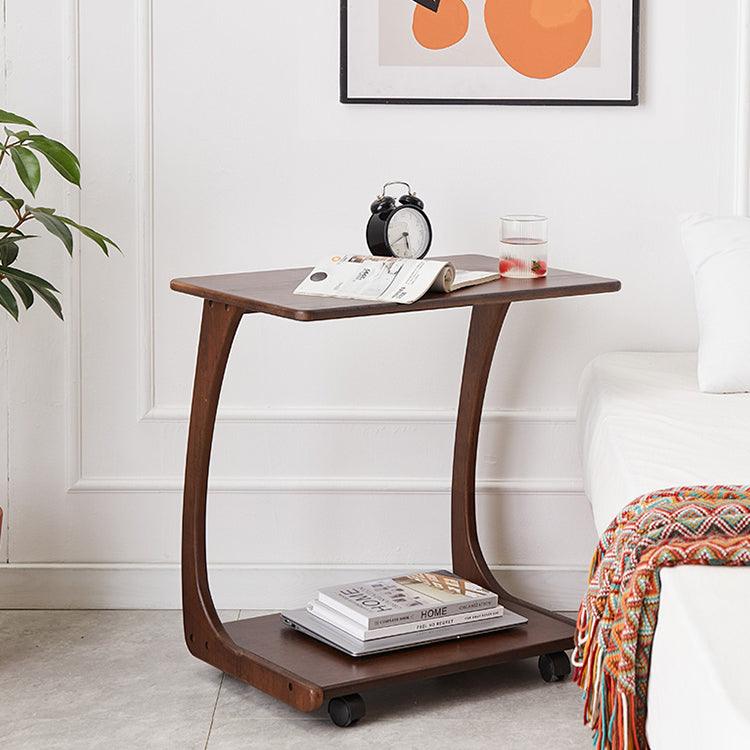 Milena Solid Wood End Table - HomeCozify