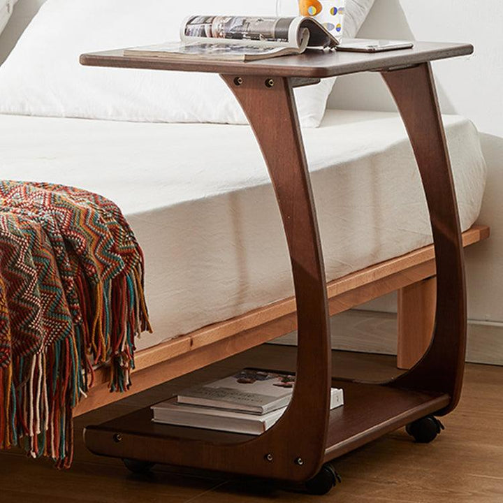 Milena Solid Wood End Table - HomeCozify