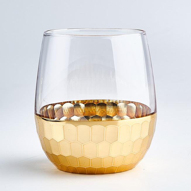 Miroslawa Handmade Golden Glass - HomeCozify