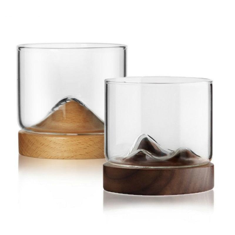 Mountain Glass with Coaster - HomeCozify