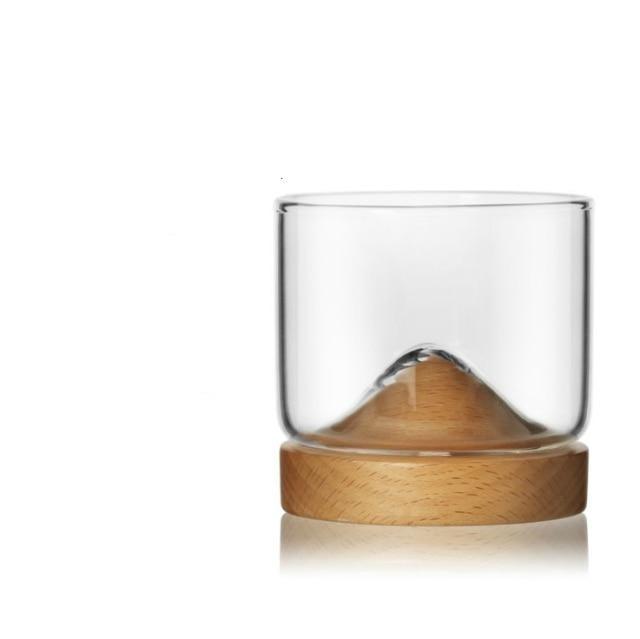 Mountain Glass with Coaster - HomeCozify