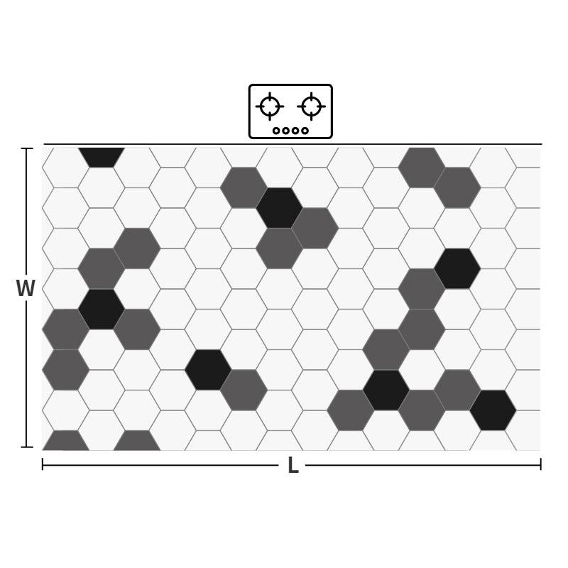 Mozes Hexagon Kitchen Mat - HomeCozify