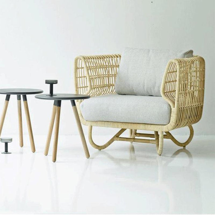 Natalia Rattan Armchair - HomeCozify