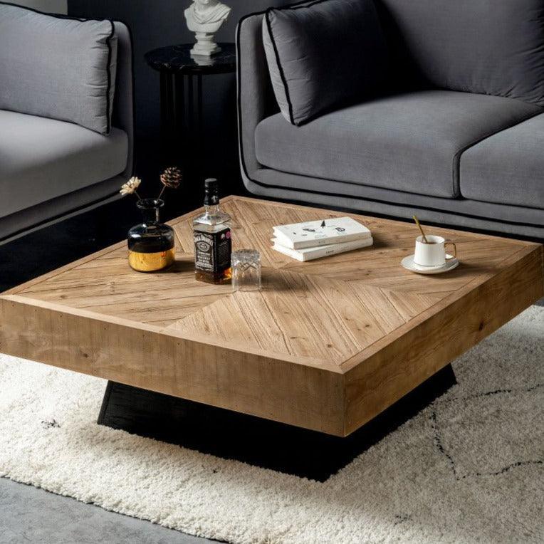 Nataliya Square Coffee Table - HomeCozify