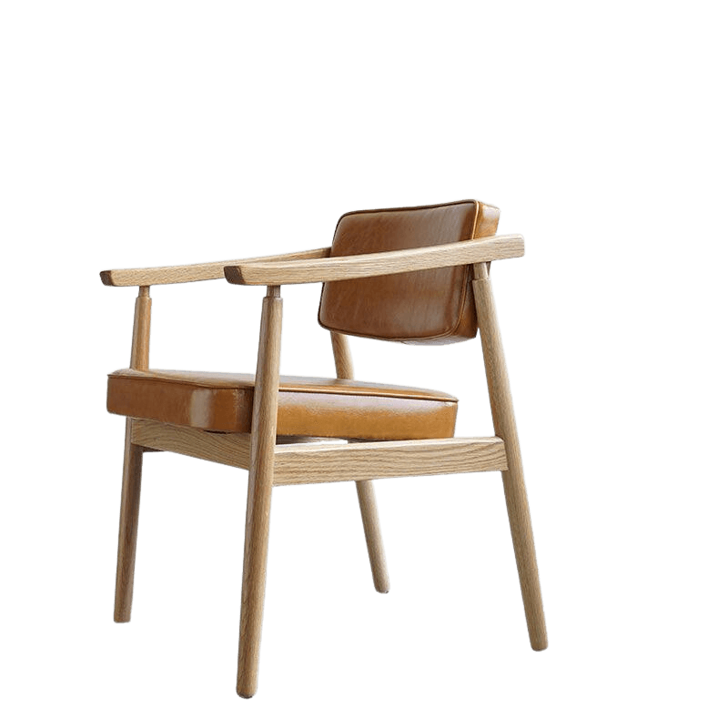 Neci Upholstered Solid Wood Armchair - HomeCozify