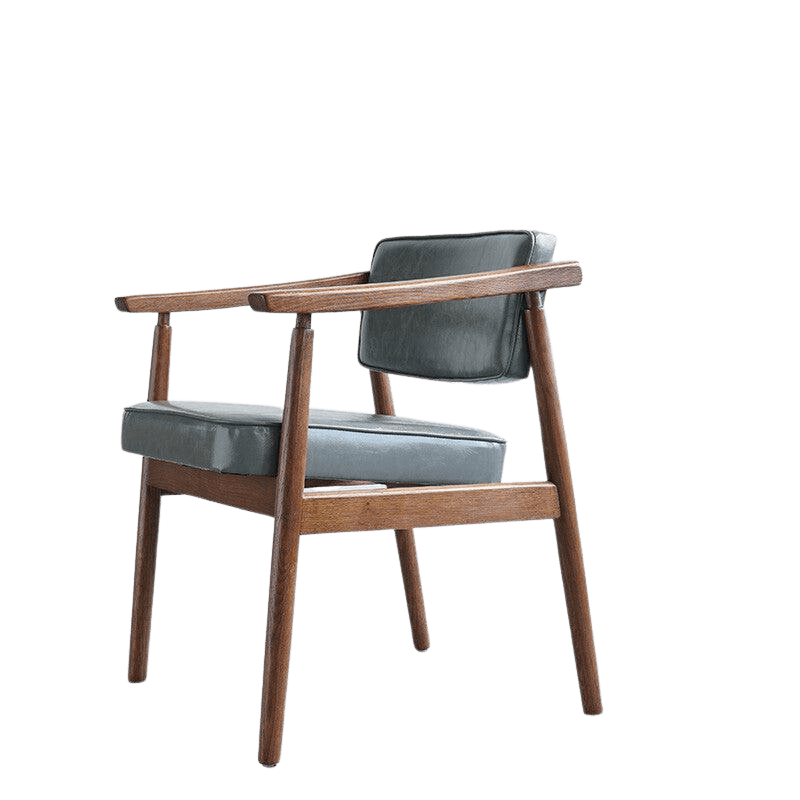 Neci Upholstered Solid Wood Armchair - HomeCozify