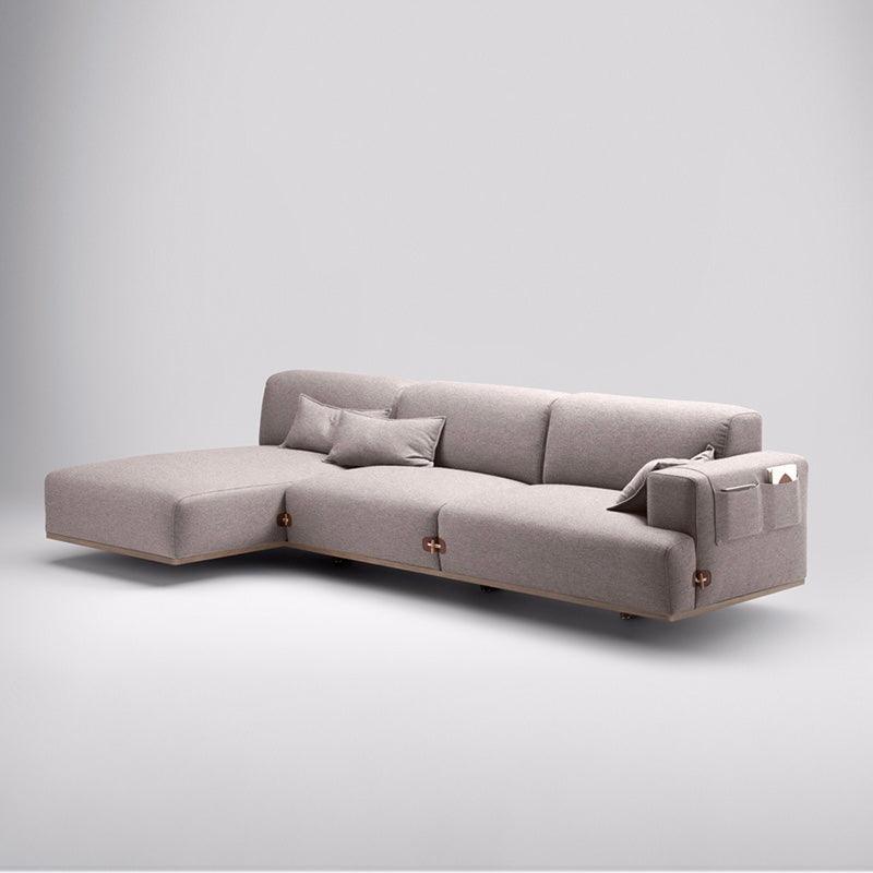 Newson 3 Seater Modular Sofa with Chaise - HomeCozify