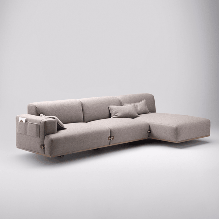 Newson 3 Seater Modular Sofa with Chaise - HomeCozify