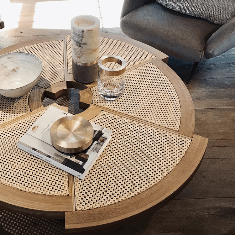 Nikolina Rattan Coffee Table - HomeCozify