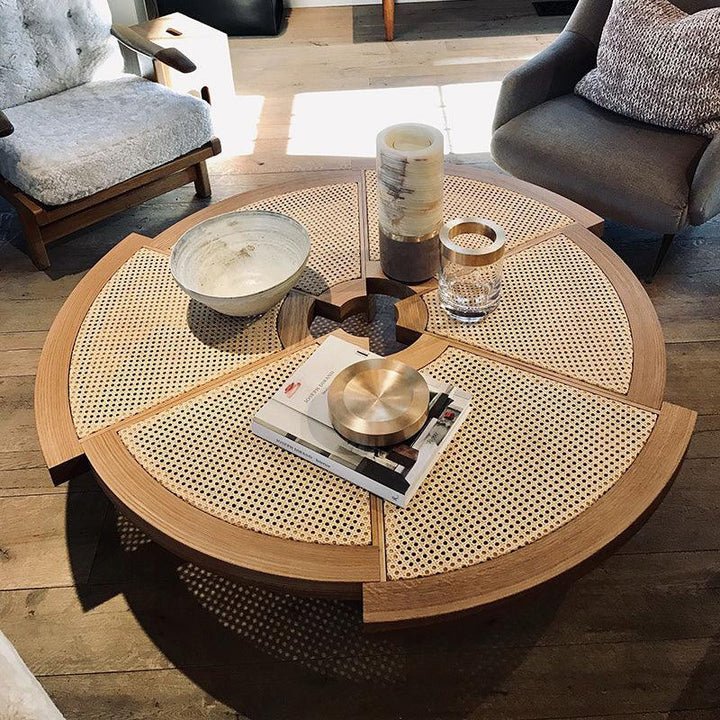 Nikolina Rattan Coffee Table - HomeCozify