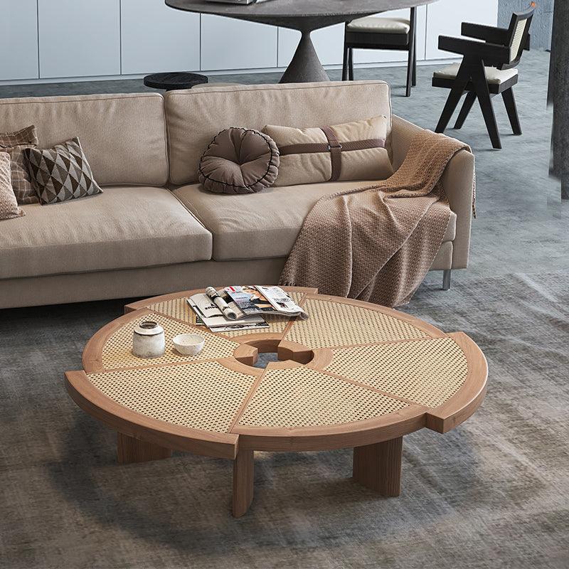 Nikolina Rattan Coffee Table - HomeCozify