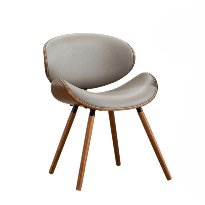 Nordic Dining Chair With Leather Cushion - HomeCozify