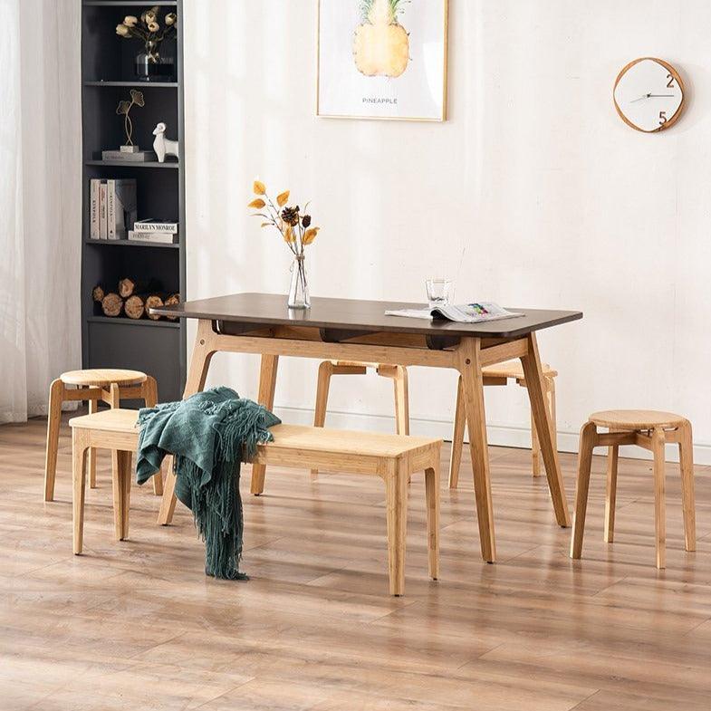 Oleg Organic Bamboo Dining Table - HomeCozify