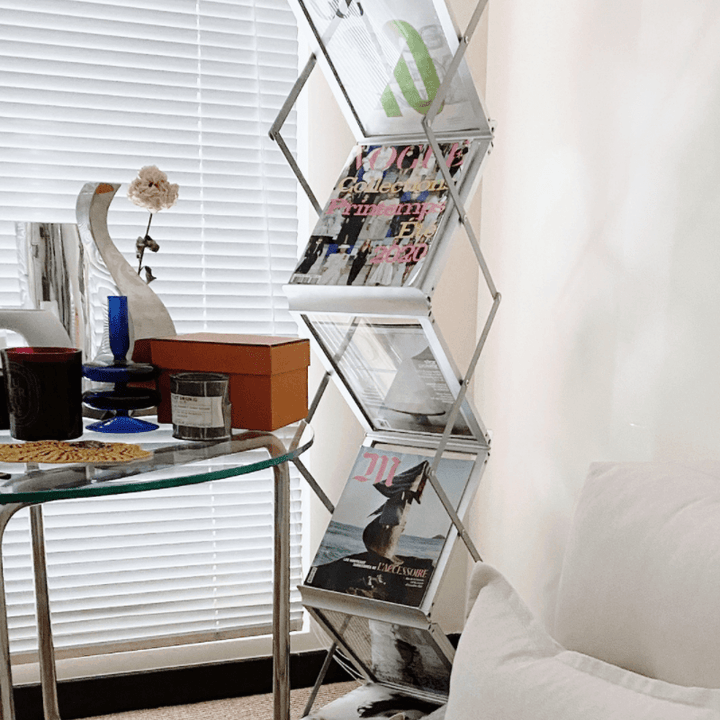 Olga Foldable Magazine Rack - HomeCozify