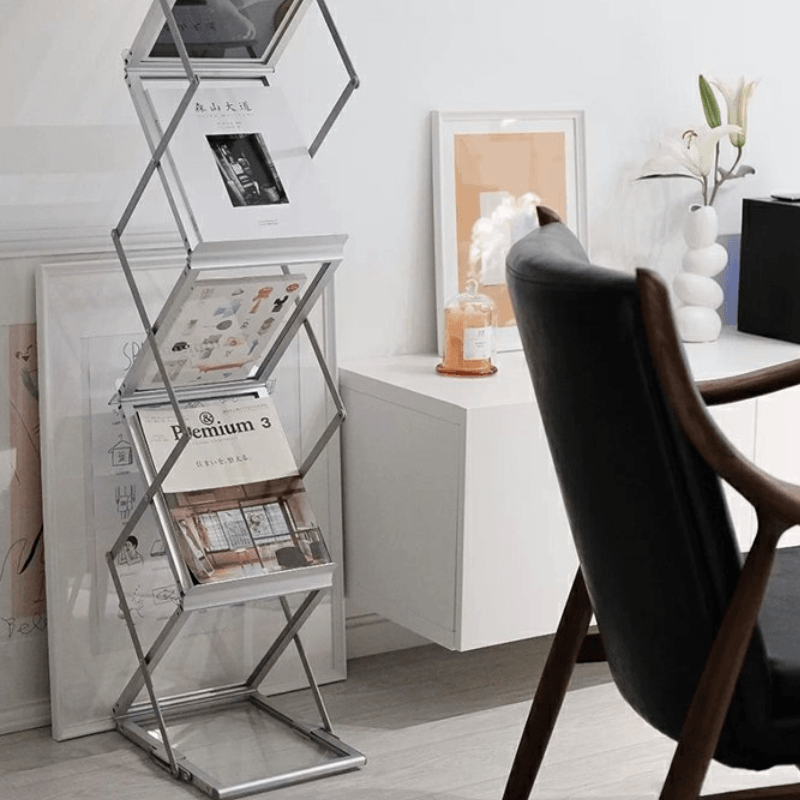 Olga Foldable Magazine Rack - HomeCozify