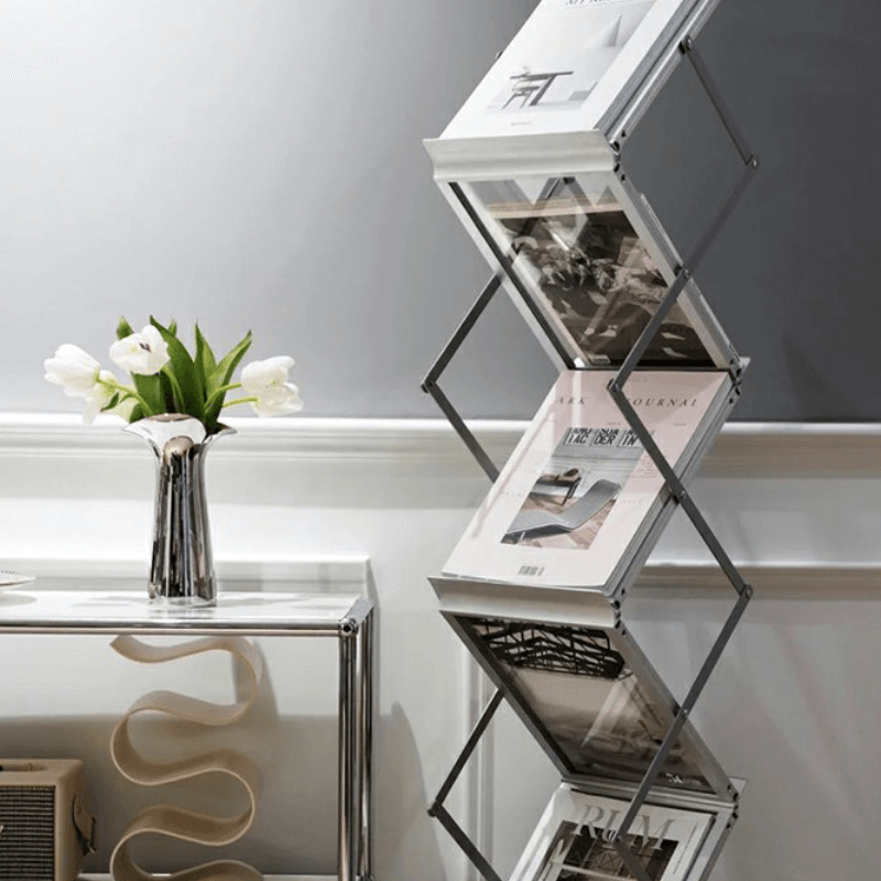 Olga Foldable Magazine Rack - HomeCozify