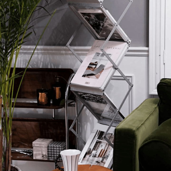 Olga Foldable Magazine Rack - HomeCozify