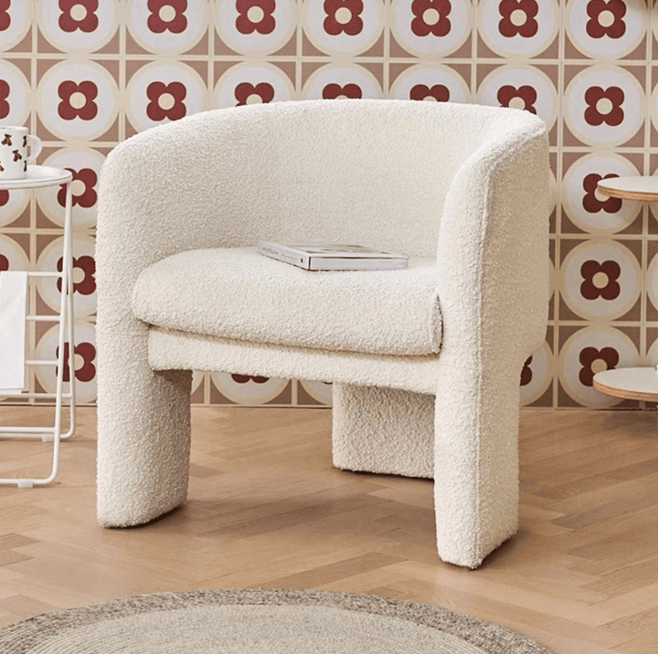 Paloma Boucle Armchair - HomeCozify