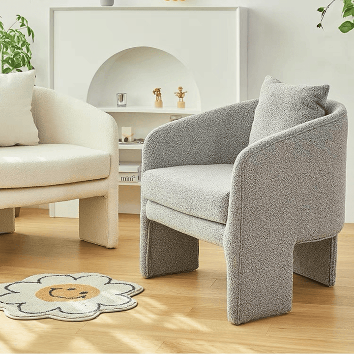 Paloma Boucle Armchair - HomeCozify