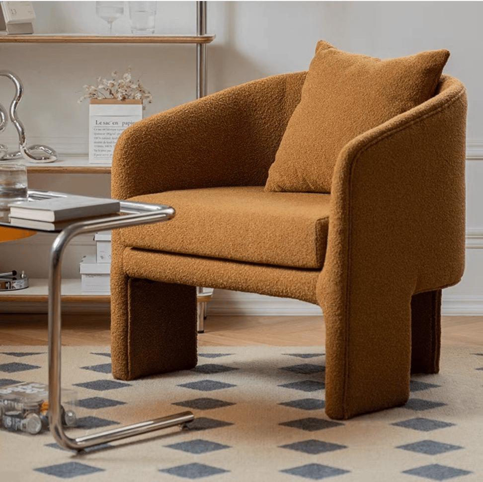 Paloma Boucle Armchair - HomeCozify