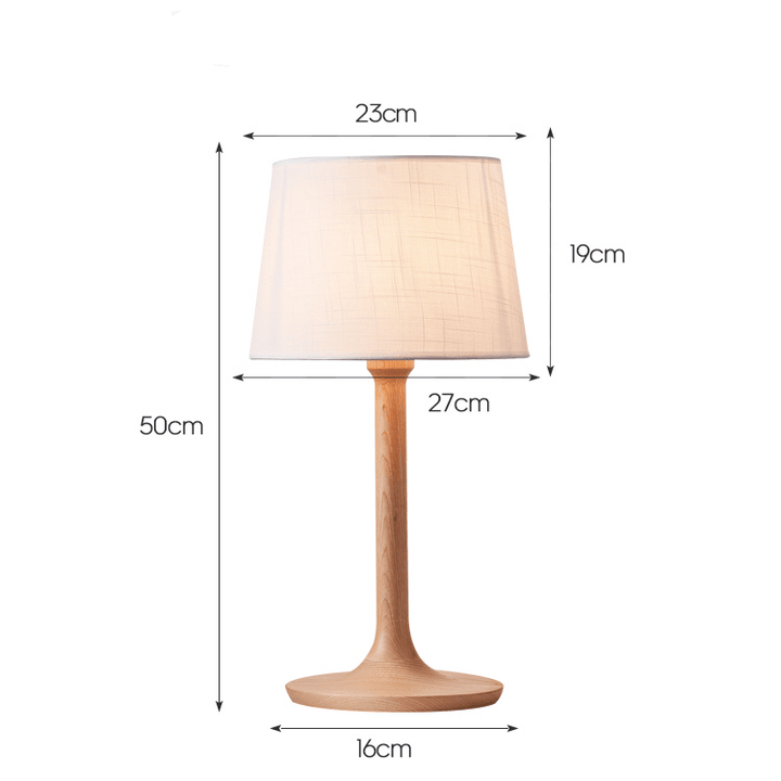 Ricci Solid Wood Table Lamp - HomeCozify