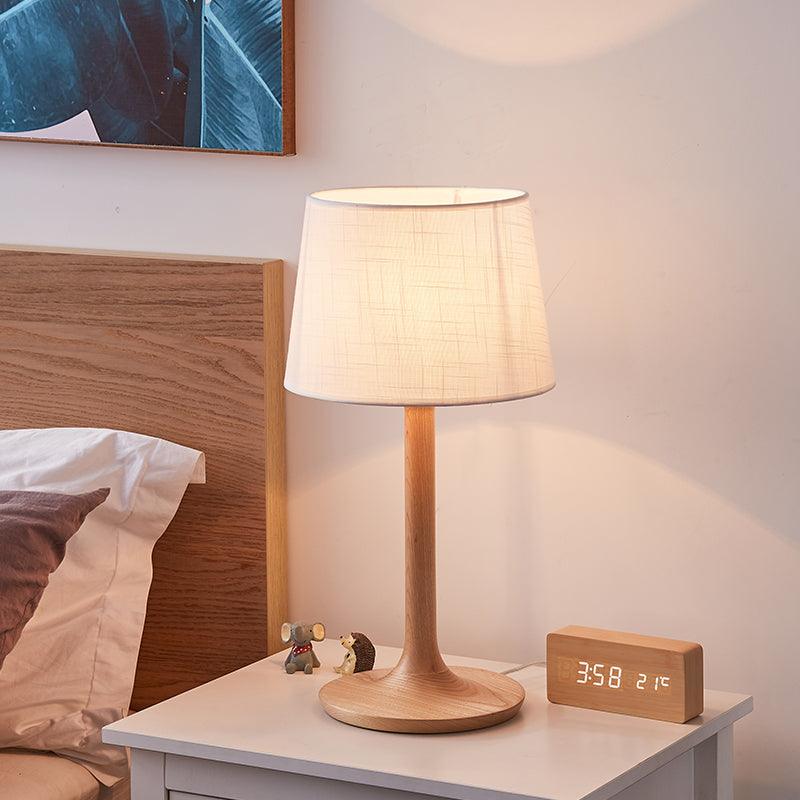 Ricci Solid Wood Table Lamp - HomeCozify