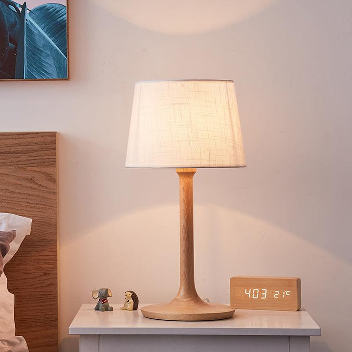 Ricci Solid Wood Table Lamp - HomeCozify