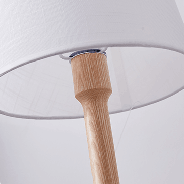 Ricci Solid Wood Table Lamp - HomeCozify