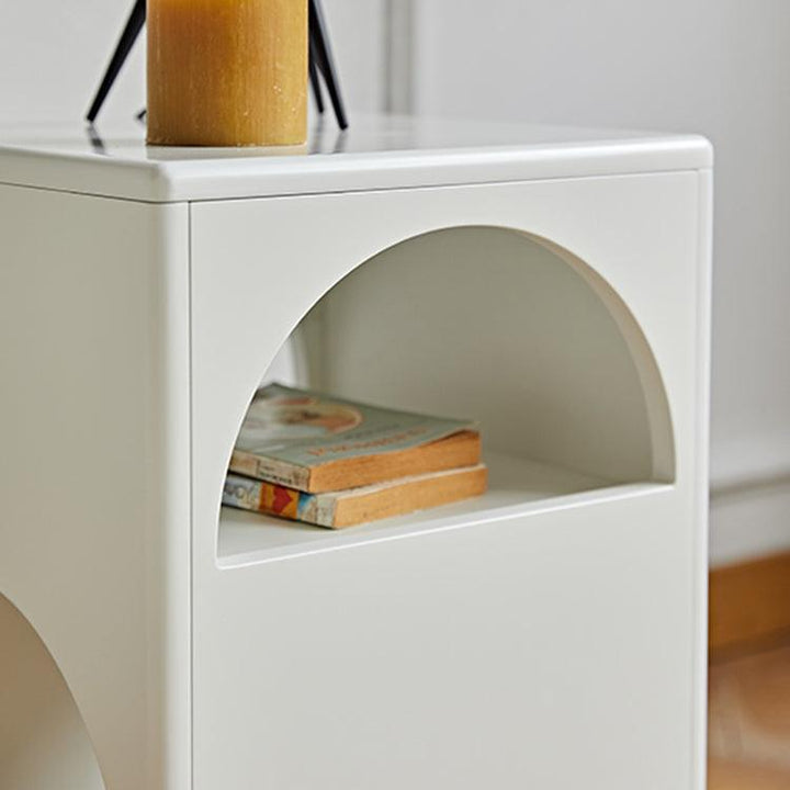 Rita Minimalist Square Nightstand - HomeCozify