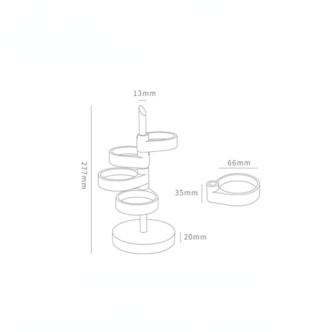 Rotating jewellery Rack - HomeCozify