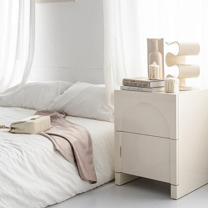 Ruza Nightstand With Drawer - HomeCozify