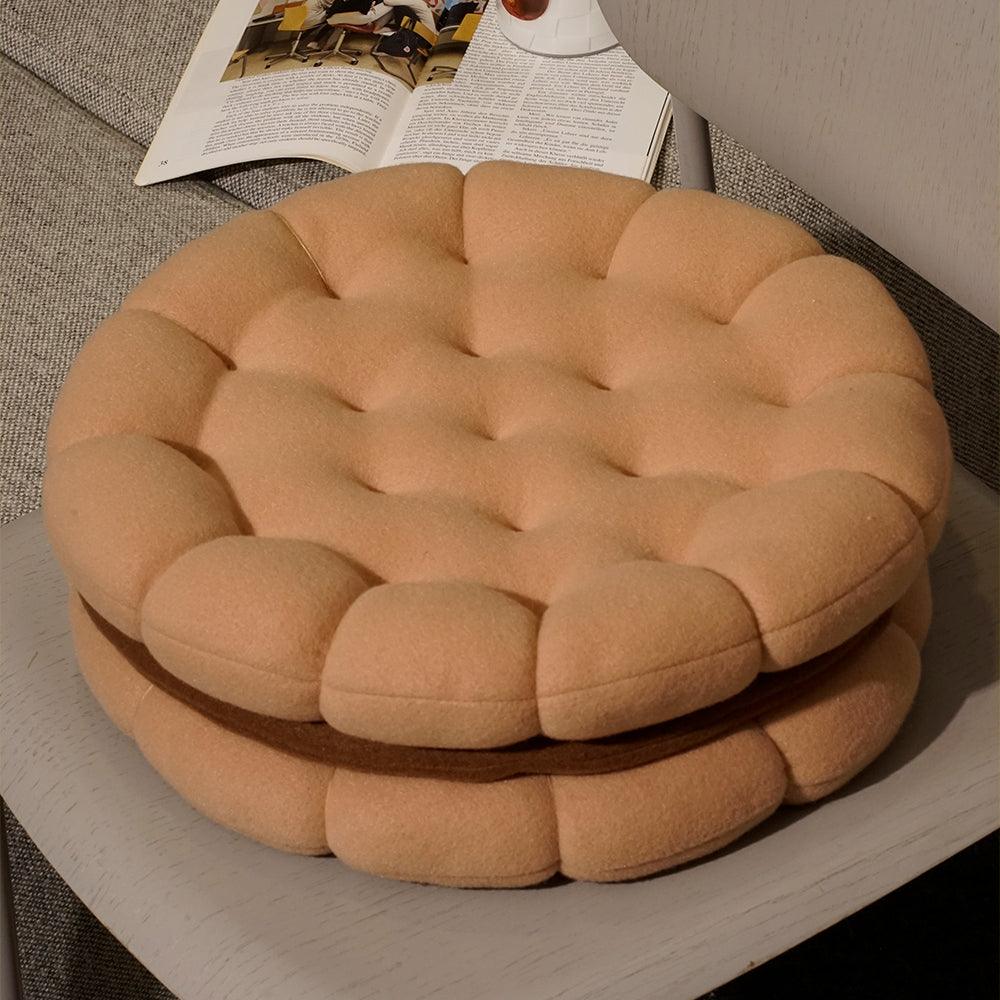 Sandwich Biscuit Throw Pillow - HomeCozify