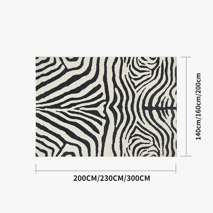 Sara Zebra Area Rug - HomeCozify