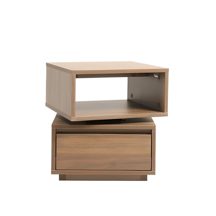 Sarika Rotatable Nightstand - HomeCozify