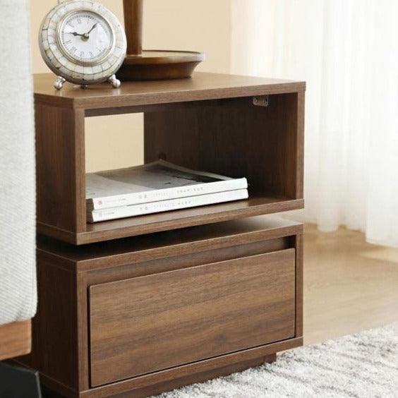 Sarika Rotatable Nightstand - HomeCozify