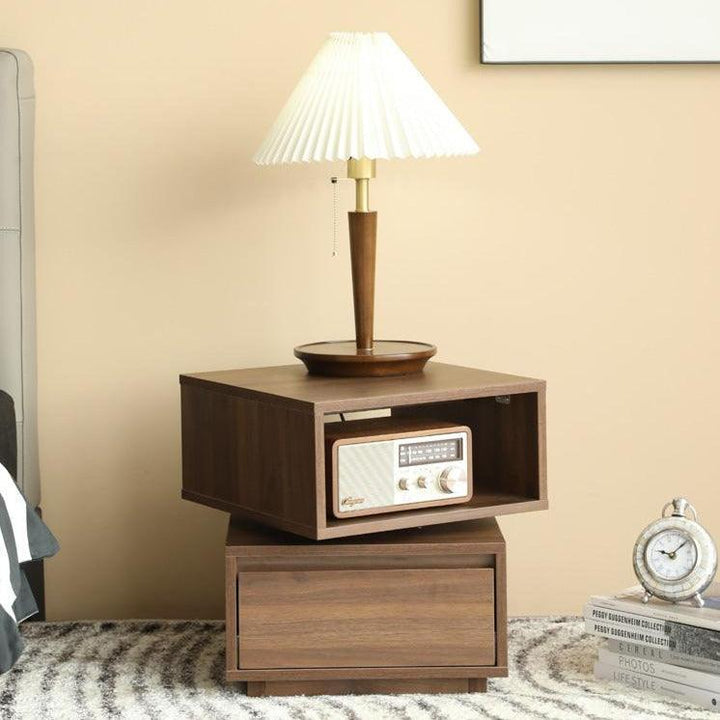 Sarika Rotatable Nightstand - HomeCozify