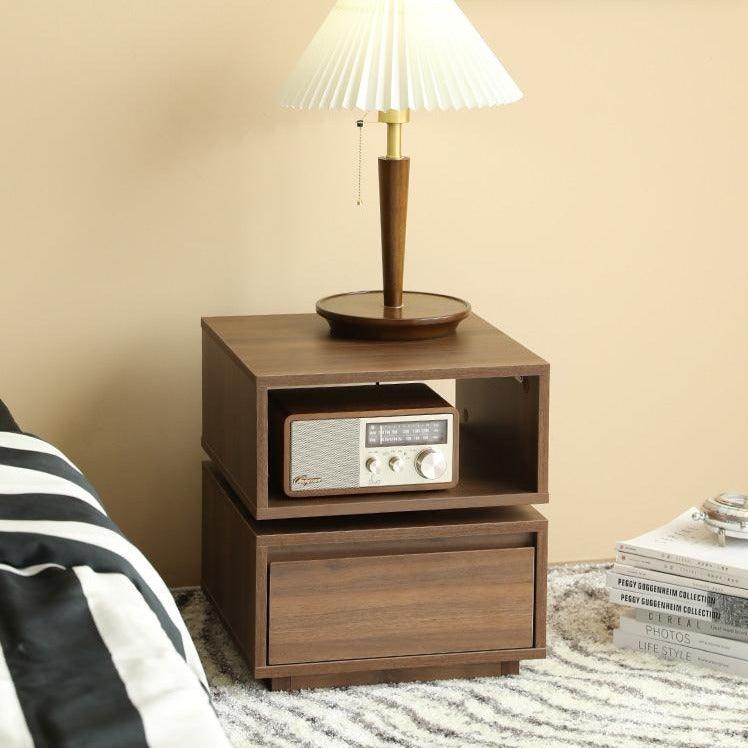 Sarika Rotatable Nightstand - HomeCozify