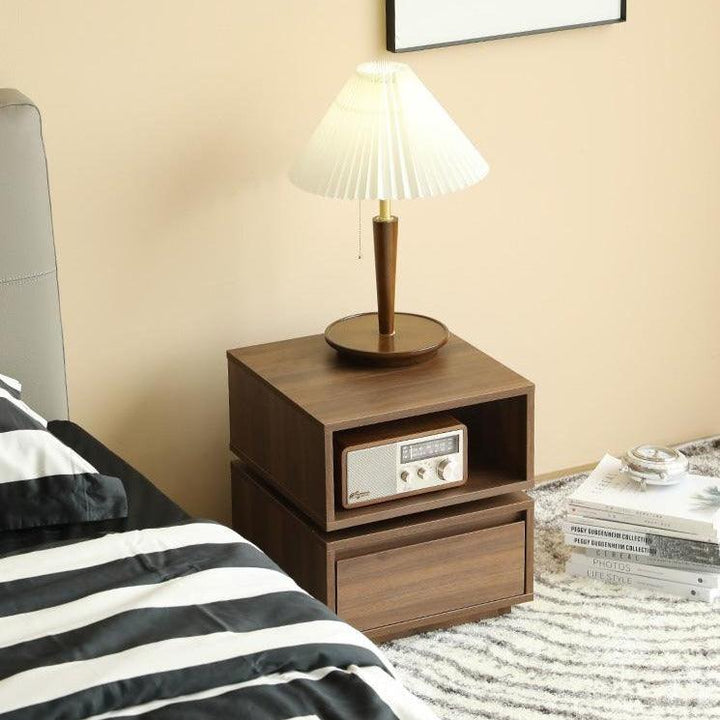 Sarika Rotatable Nightstand - HomeCozify