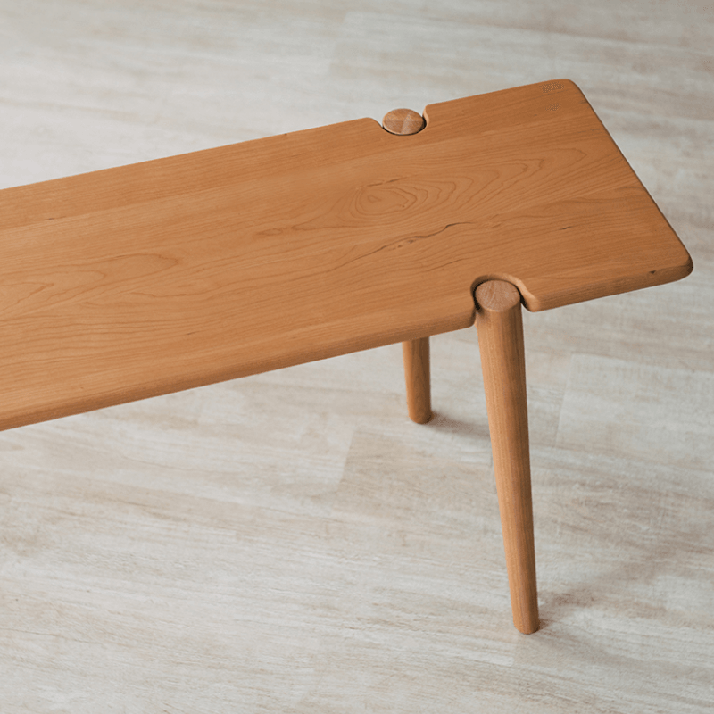 Sena Wood Bench - HomeCozify