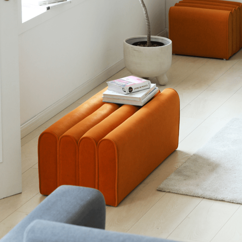 Siv Creative Upholstered Bench & Ottoman - HomeCozify