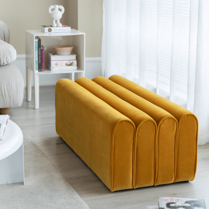 Siv Creative Upholstered Bench & Ottoman - HomeCozify